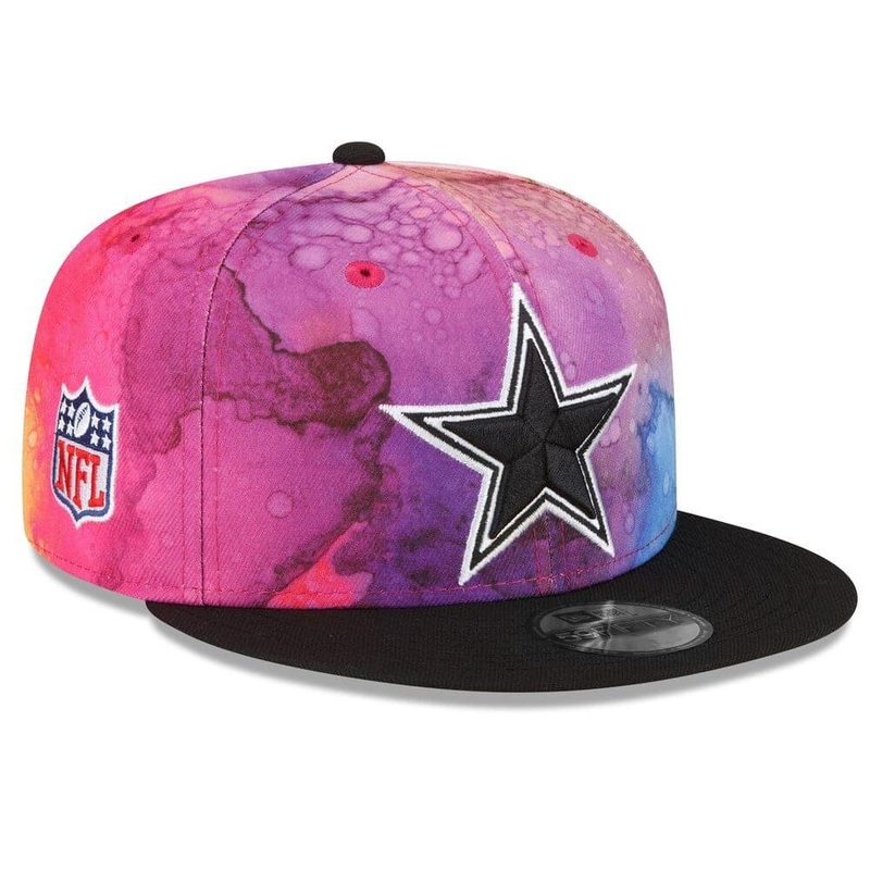 Dallas Cowboys New Era NFL 22 Crucial Catch 9FIFTY Snapback Hat  – Pink/Black