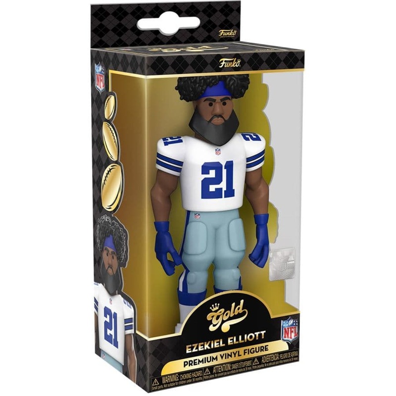 Ezekiel Elliott Dallas Cowboys Funko NFL 5″ Vinyl Gold Figure
