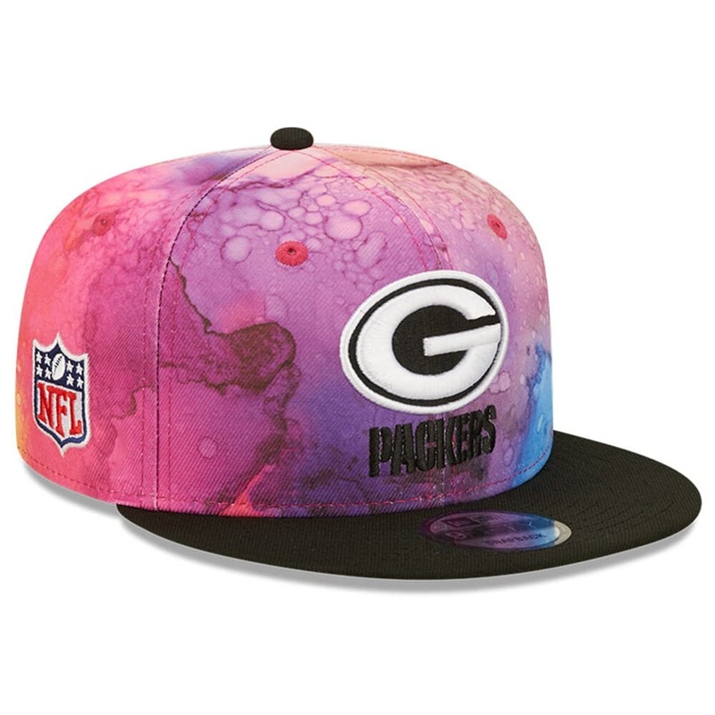 Green Bay Packers New Era NFL 22 Crucial Catch 9FIFTY Snapback Hat  – Pink/Black