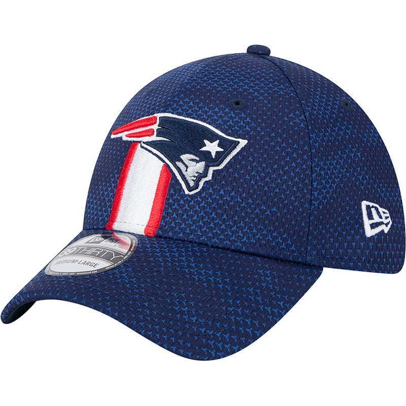 NFL New England Patriots New Era 2024/25 Sideline 39THIRTY Flex Fit Hat – Navy