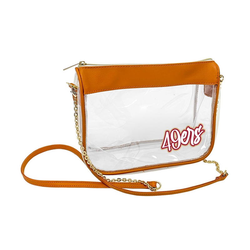 NFL San Francisco 49ers Logo Brands Hype Clear Gameday Bag