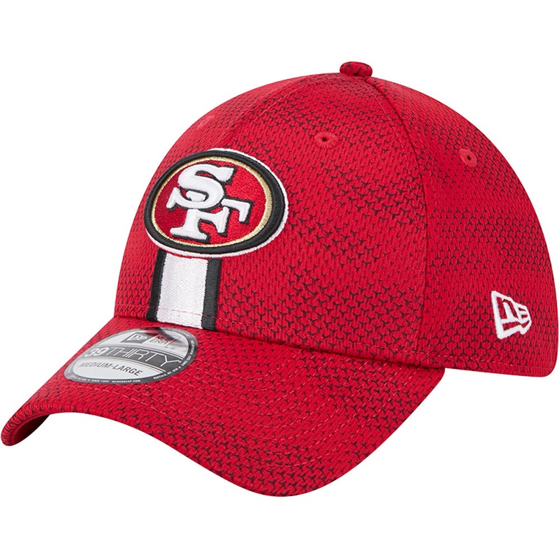 NFL San Francisco 49ers New Era 2024/25 Sideline 39THIRTY Flex Fit Hat – Red