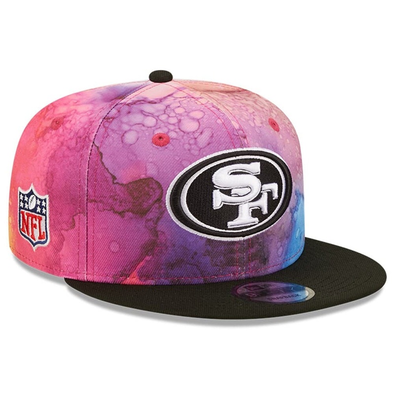 San Francisco 49ers New Era NFL 22 Crucial Catch 9FIFTY Snapback Hat  – Pink/Black