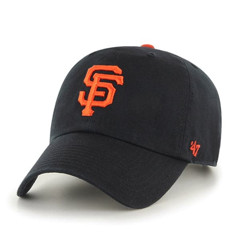San Francisco Giants ’47 MLB Team Clean Up Strapback Hat – Black