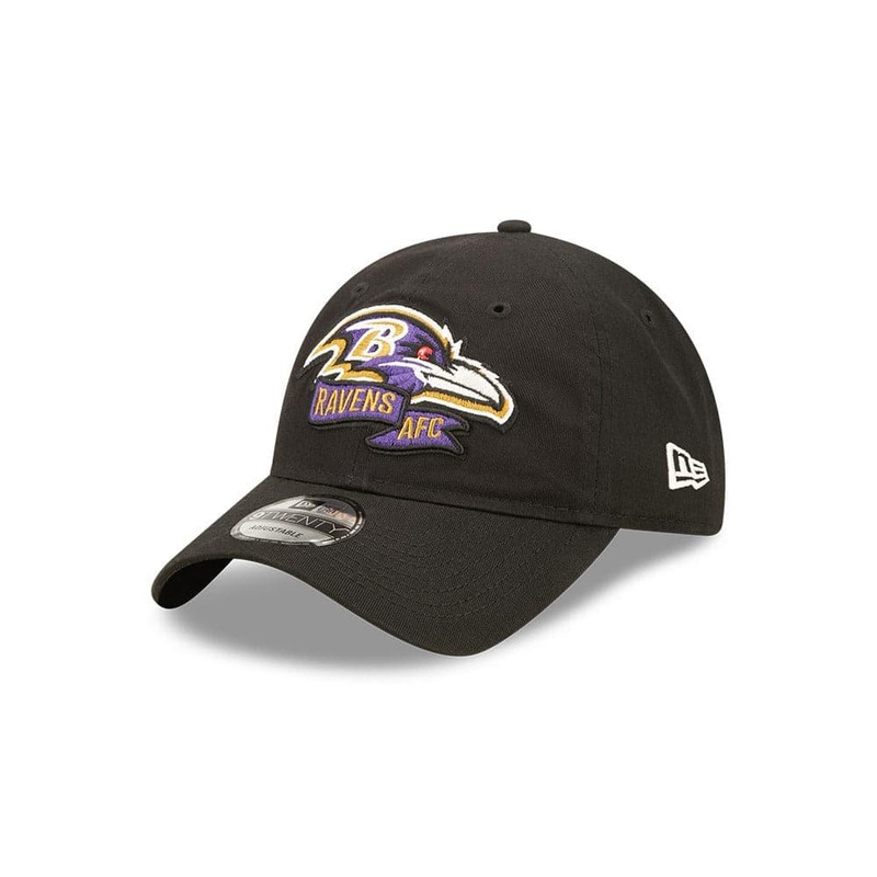 Toddlers Baltimore Ravens New Era NFL 22 Sideline 9TWENTY Strapback Hat – Black
