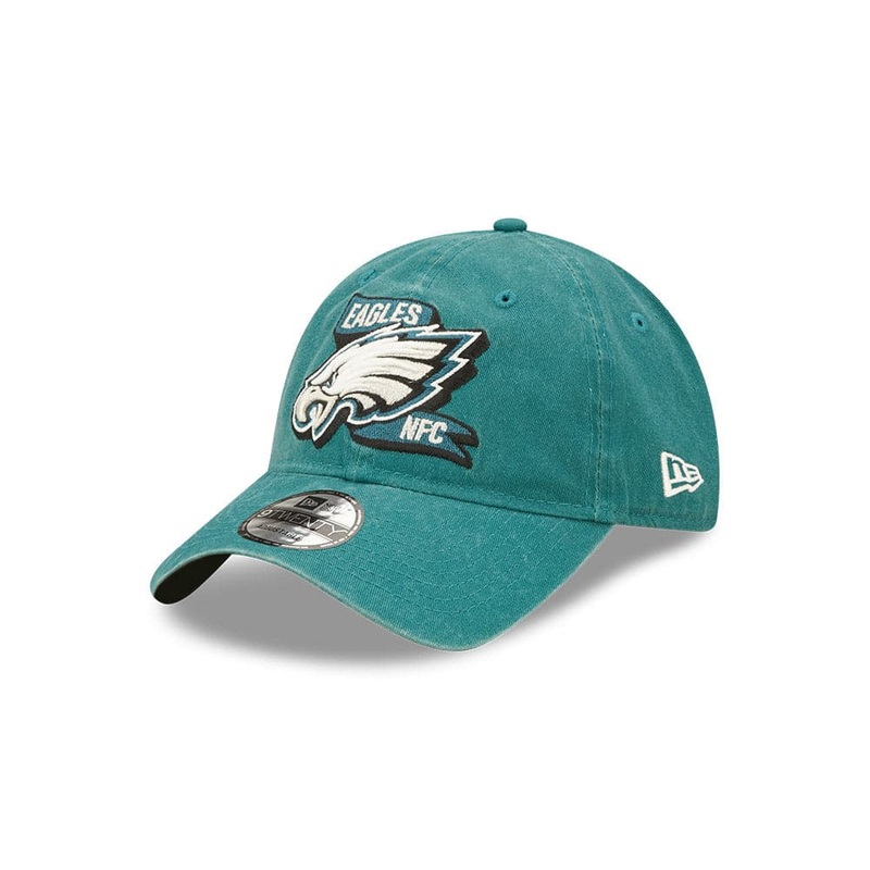 Toddlers Philadelphia Eagles New Era NFL 22 Sideline 9TWENTY Strapback Hat – Green
