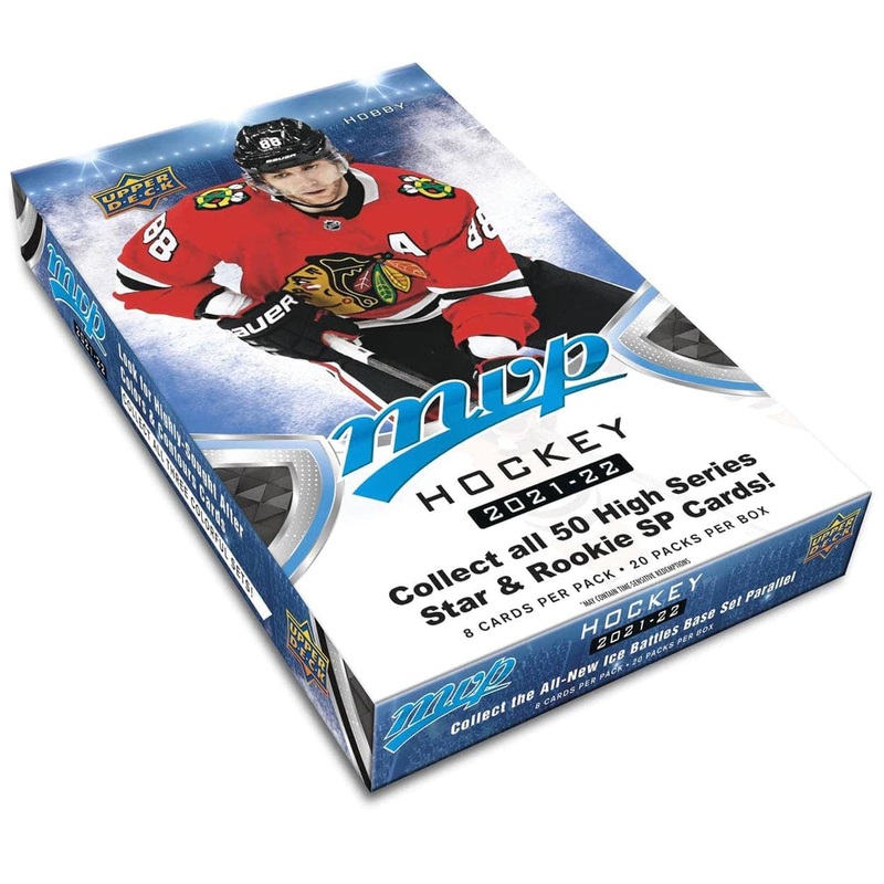 Upper Deck 21-22 NHL MVP Hockey Trading Card Hobby Box