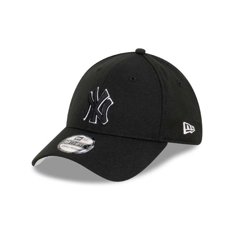 Youths New York Yankees New Era MLB Monochrome 9FORTY Snapback Hat – Black