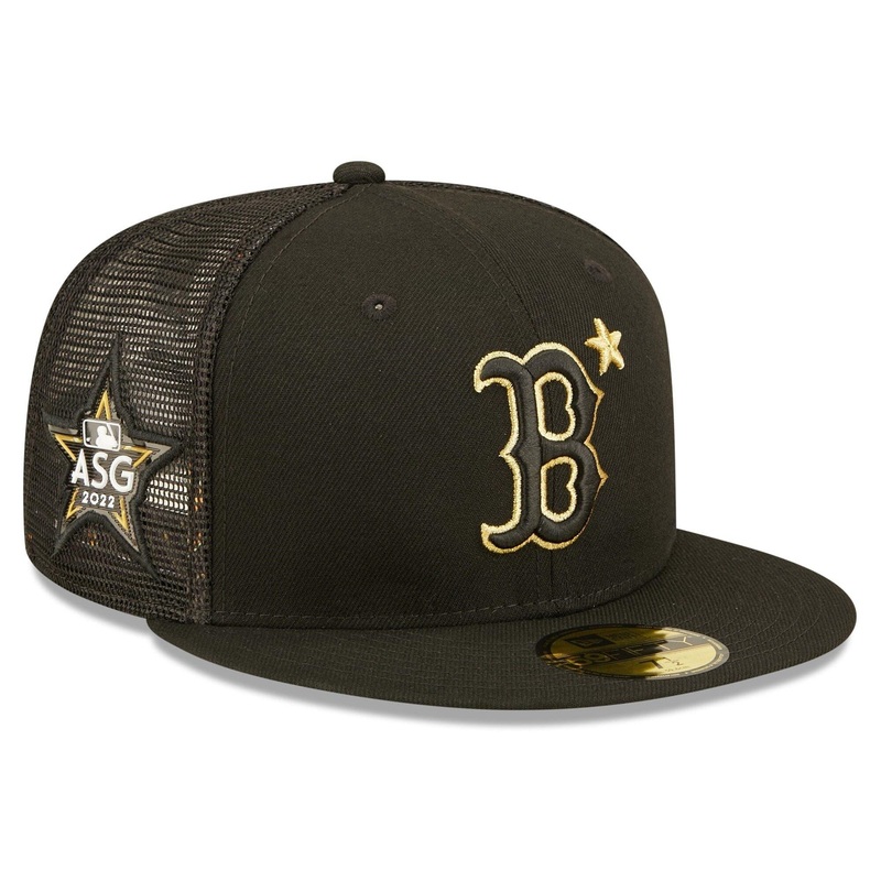 Boston Red Sox New Era MLB 2022 All-Star Game 59FIFTY Trucker Fitted Hat – Black