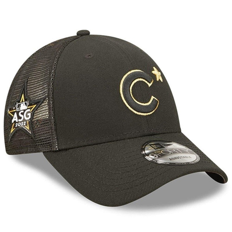 Chicago Cubs New Era MLB 2022 All-Star Game 9FORTY Trucker Snapback Hat – Black