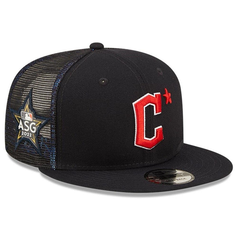 Cleveland Guardians New Era MLB 2022 All-Star Game 9FIFTY Trucker Snapback Hat – Black