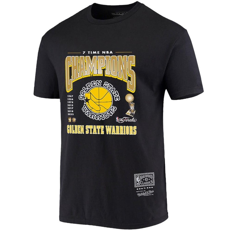 Golden State Warriors Mitchell & Ness NBA 21-22 Champions T-Shirt – Black