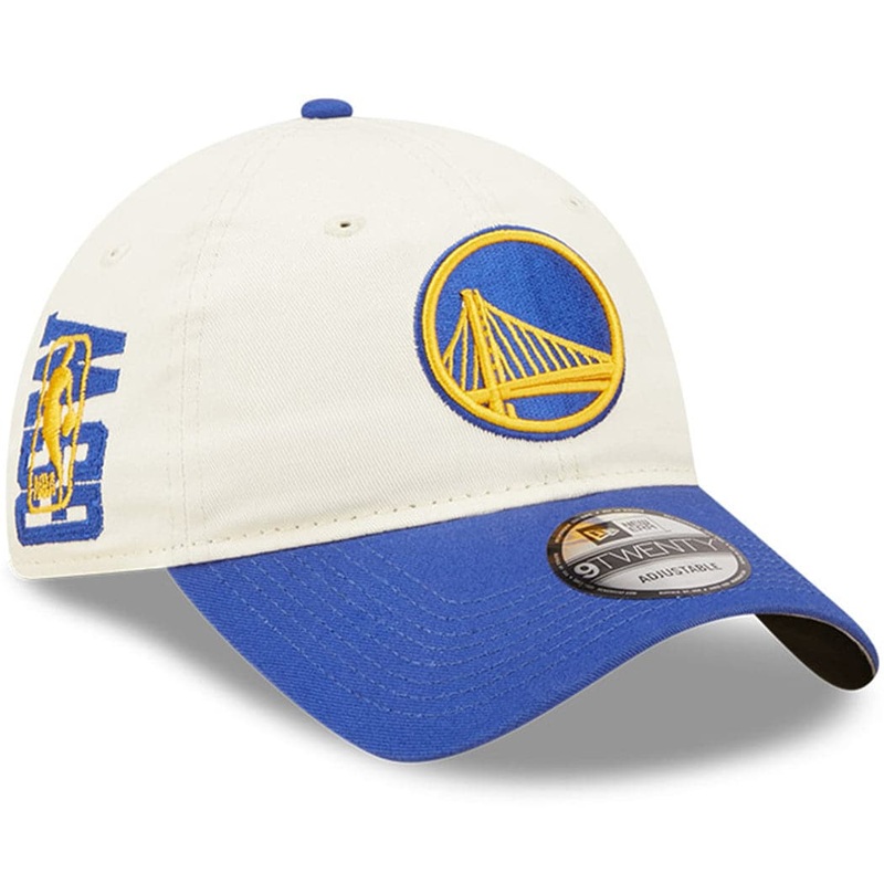 Golden State Warriors New Era NBA 2022 Draft 9TWENTY Strapback Hat – Cream