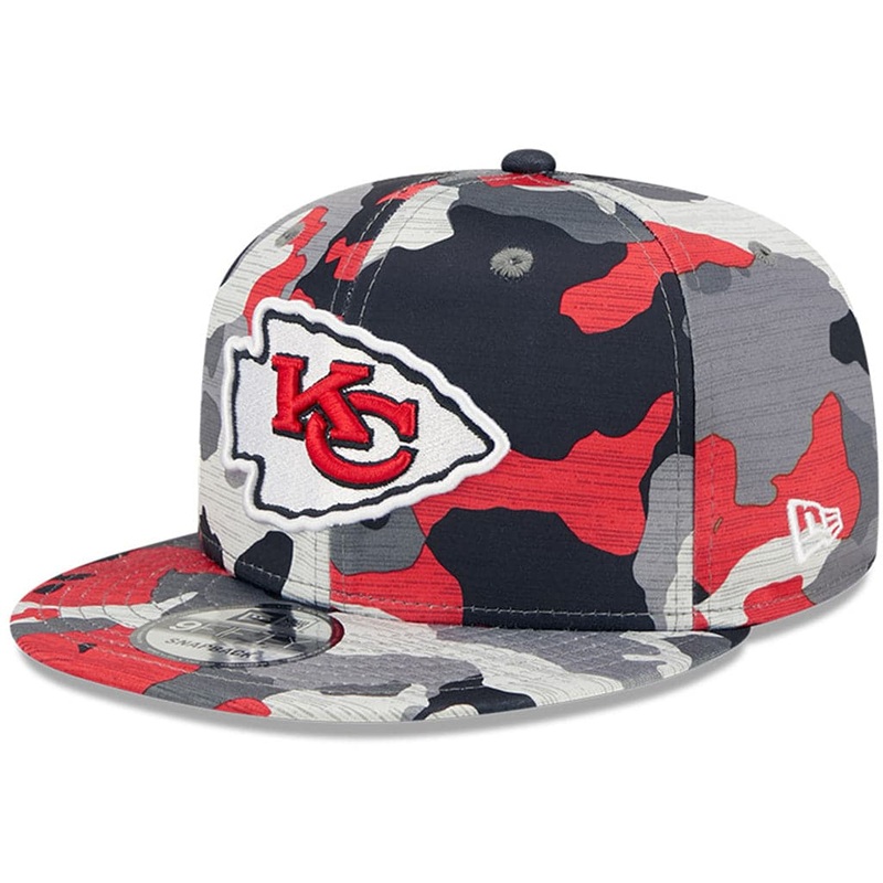 Kansas City Chiefs New Era NFL 22 Training Camp 9FIFTY Snapback Hat – Camo