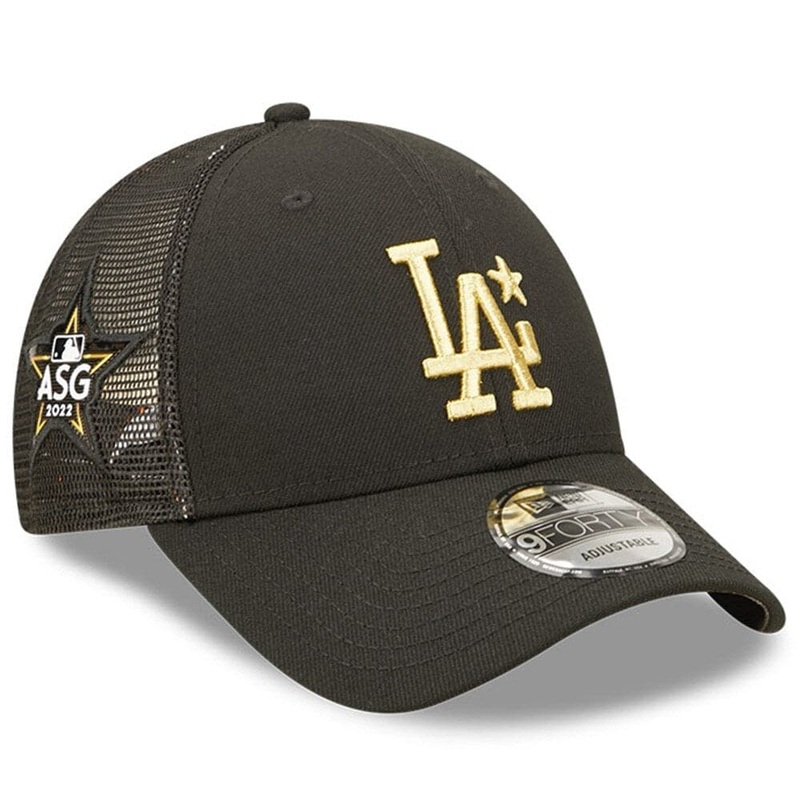 Los Angeles Dodgers New Era MLB 2022 All-Star Game 9FORTY Trucker Snapback Hat – Black