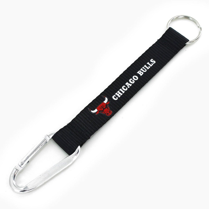 NBA Chicago Bulls Aminco Carabiner Lanyard Keychain