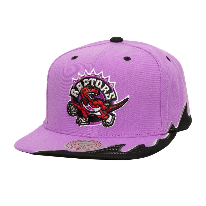 NBA Toronto Raptors Mitchell & Ness Rising Tide Snapback Hat – Purple
