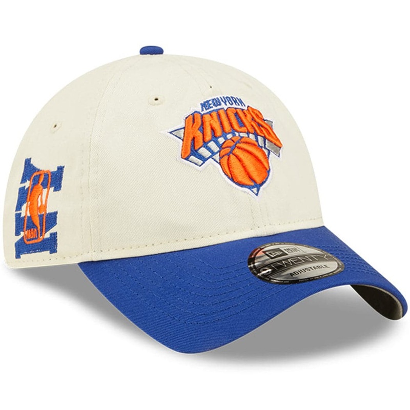 New York Knicks New Era NBA 2022 Draft 9TWENTY Strapback Hat – Cream