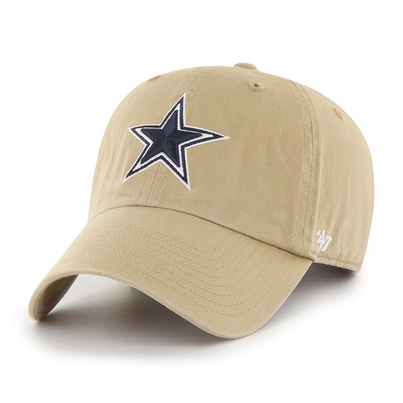 NFL Dallas Cowboys ’47 Clean Up Adjustable Hat – Khaki