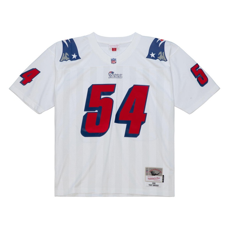 NFL New England Patriots Teddy Bruschi Mitchell & Ness 1996 Legacy Jersey