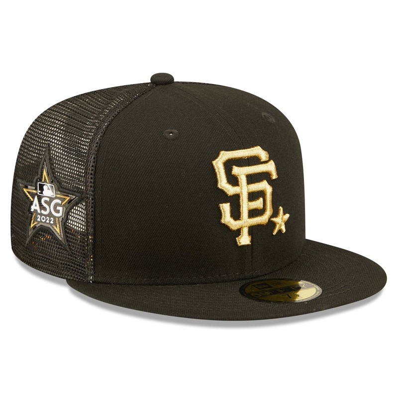 San Francisco Giants New Era MLB 2022 All-Star Game 59FIFTY Trucker Fitted Hat – Black