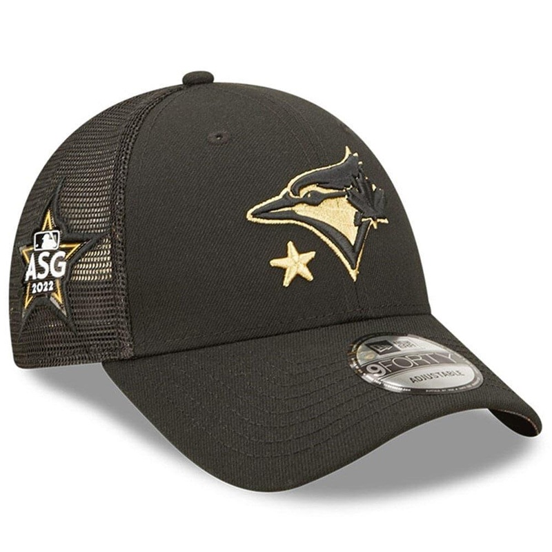 Toronto Blue Jays New Era MLB 2022 All-Star Game 9FORTY Trucker Snapback Hat – Black