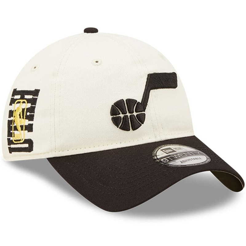 Utah Jazz New Era NBA 2022 Draft 9TWENTY Strapback Hat – Cream