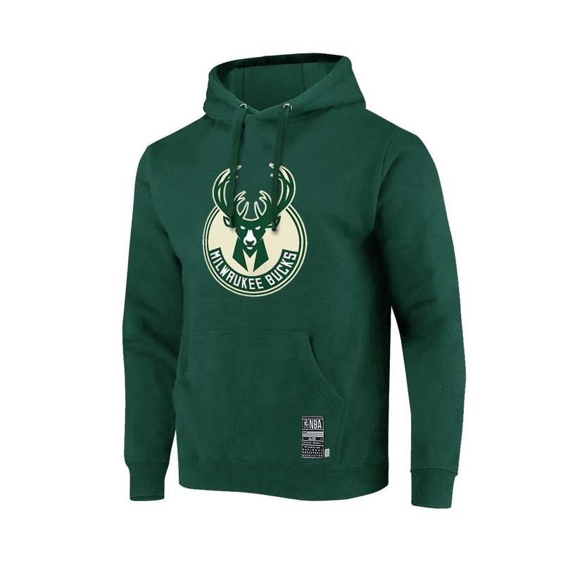 Youths Milwaukee Bucks NBA Essentials Team Logo Hoodie Jumper – Green