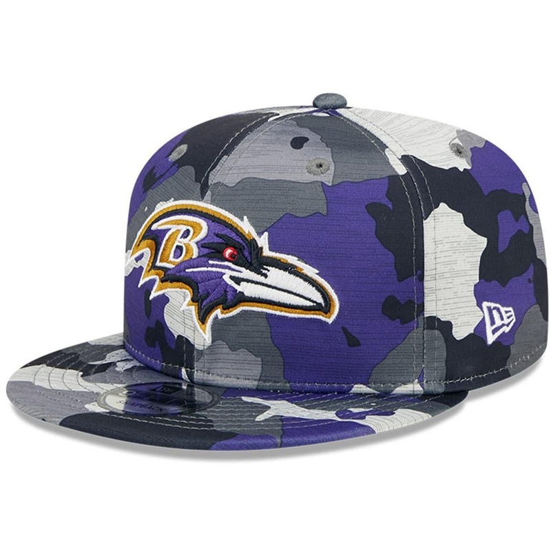Baltimore Ravens New Era NFL 22 Training Camp 9FIFTY Snapback Hat – Camo