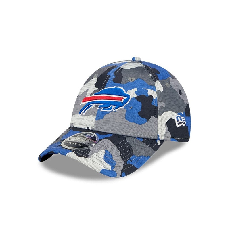 Buffalo Bills New Era NFL 22 Training Camp Youths 9FORTY Stretch Snap Hat – Camo