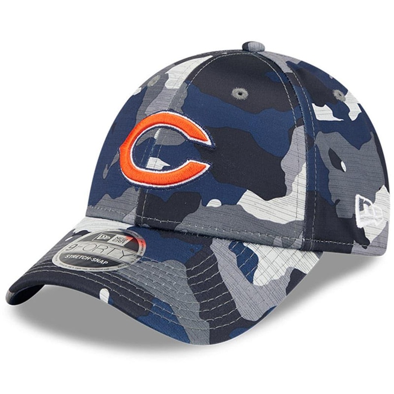 Chicago Bears New Era NFL 22 Training Camp 9FORTY Stretch Snap Hat – Camo