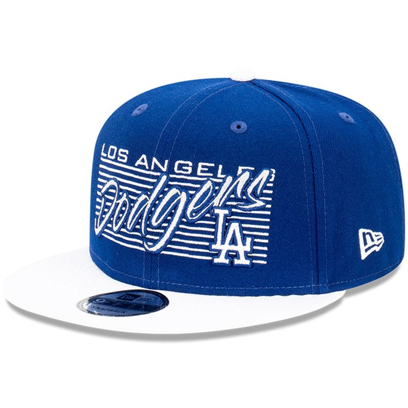Los Angeles Dodgers New Era MLB Script Block 9FIFTY Snapback Hat – Blue