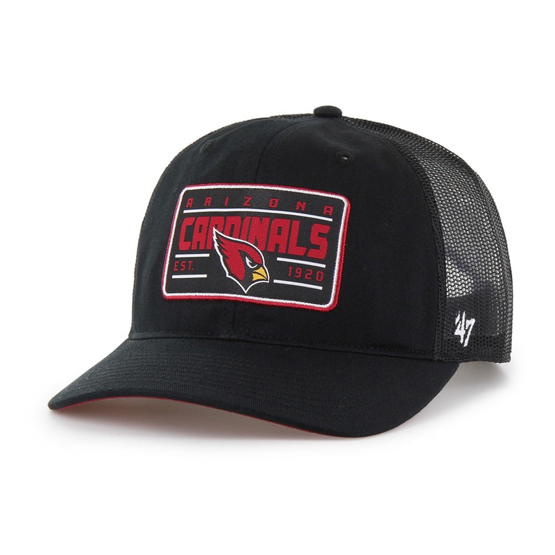 NFL Arizona Cardinals ’47 Hardline Trucker Adjustable Hat – Black