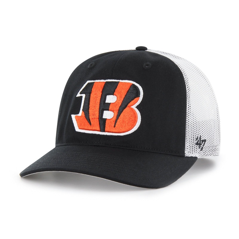 NFL Cincinnati Bengals ’47 Primary Trucker Adjustable Hat – Black