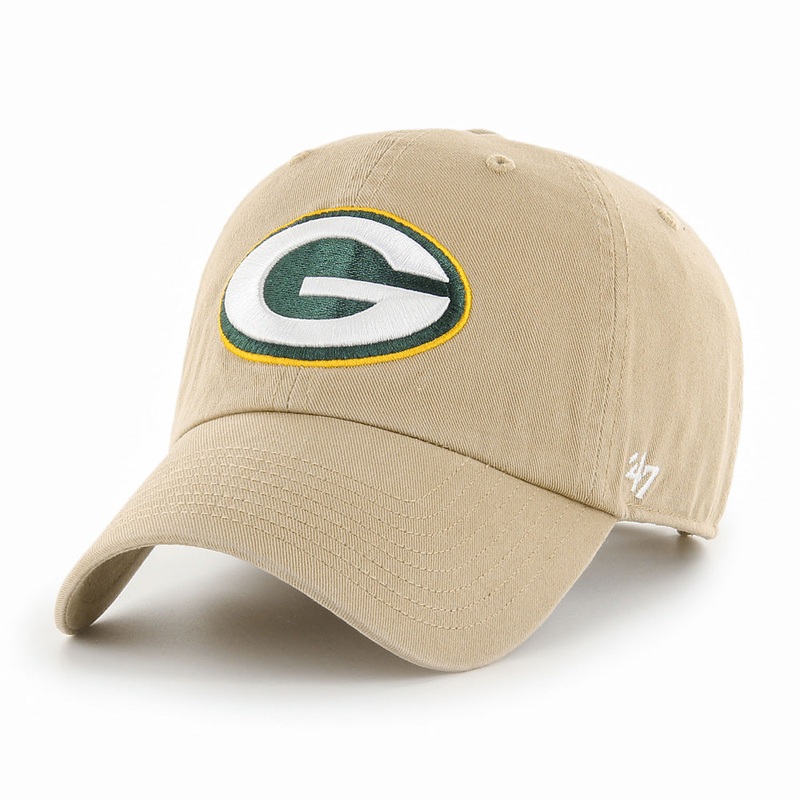 NFL Green Bay Packers ’47 Clean Up Adjustable Hat – Khaki