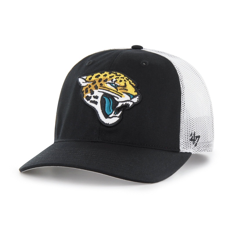 NFL Jacksonville Jaguars ’47 Primary Trucker Adjustable Hat – Black