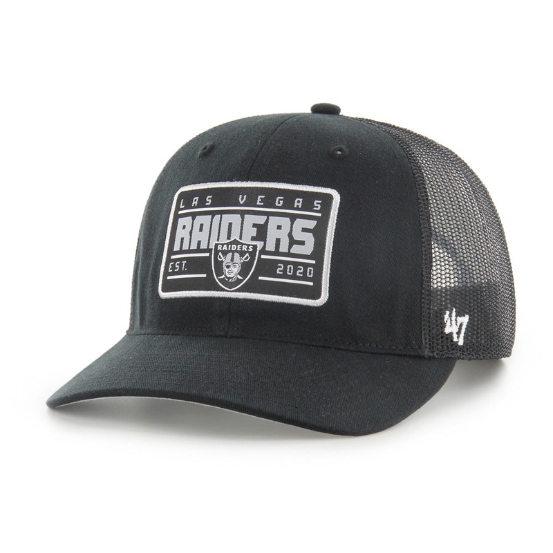 NFL Las Vegas Raiders ’47 Hardline Trucker Adjustable Hat – Black
