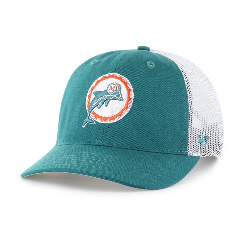 NFL Miami Dolphins ’47 Historic Trucker Adjustable Hat – Teal