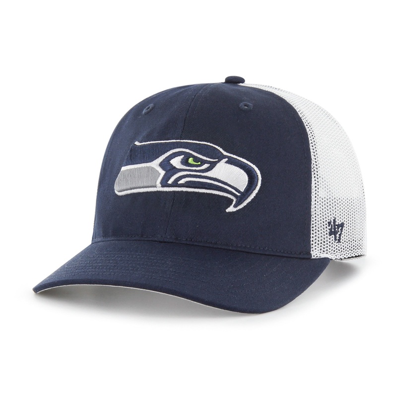 NFL Seattle Seahawks ’47 Primary Trucker Adjustable Hat – Navy