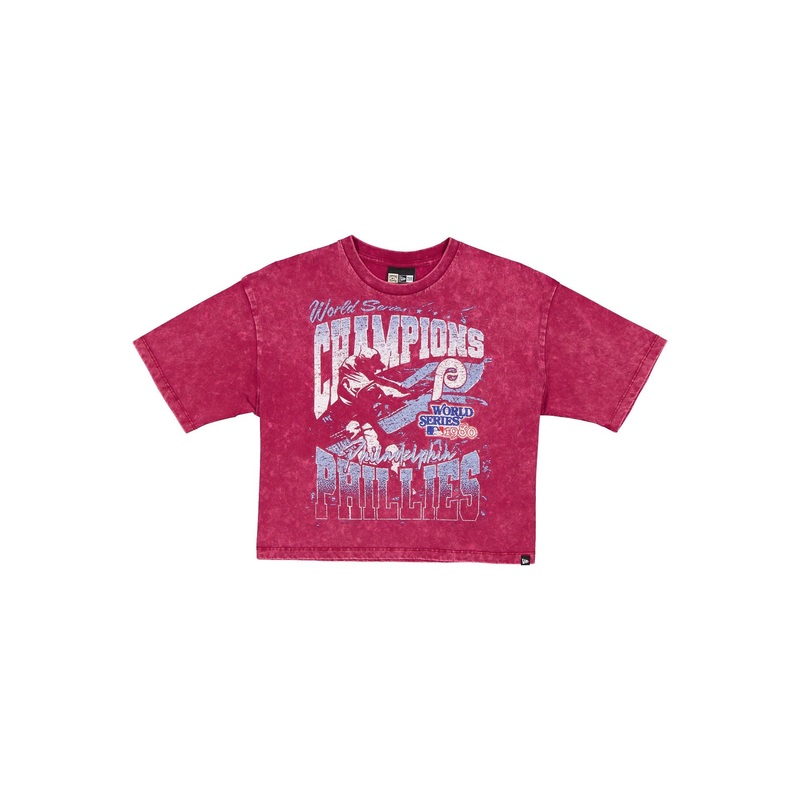 Philadelphia Phillies Sport Classics Women’s Cropped T-Shirt