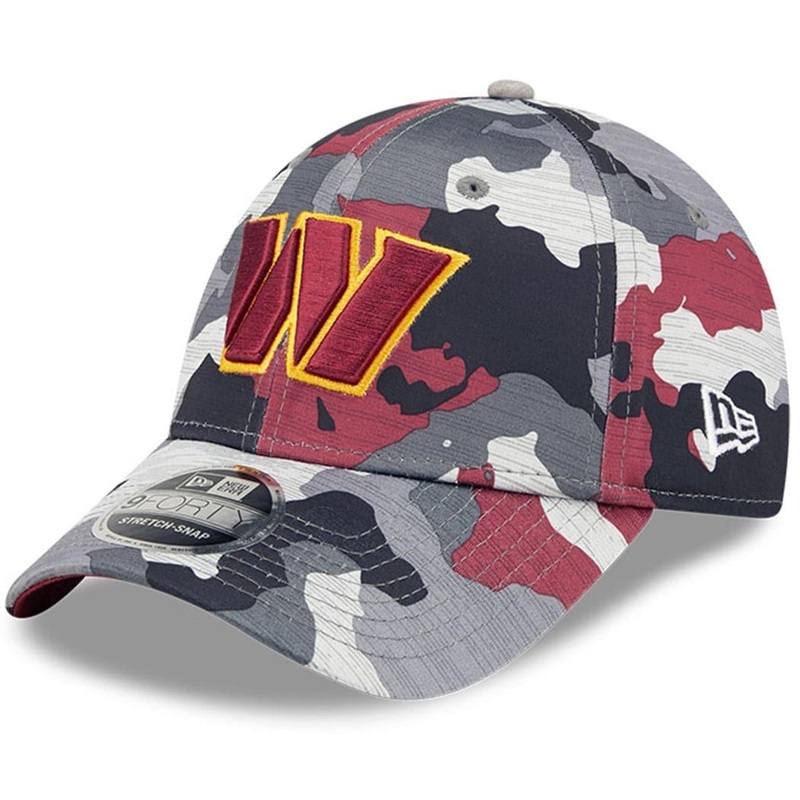 Washington Commanders New Era NFL 22 Training Camp 9FORTY Stretch Snap Hat – Camo
