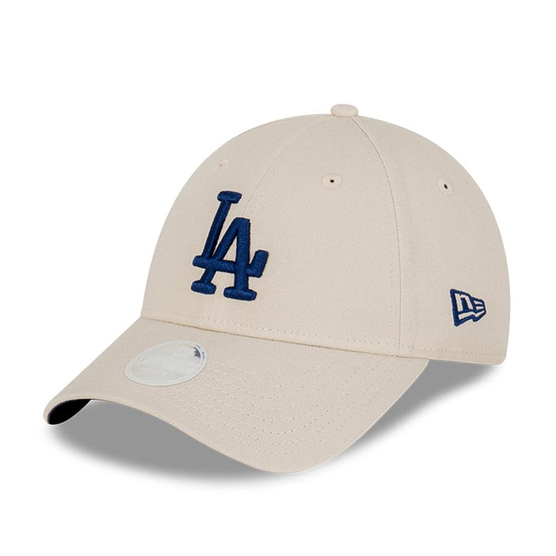 Womens Los Angeles Dodgers New Era MLB Team 9FORTY Hat – Stone