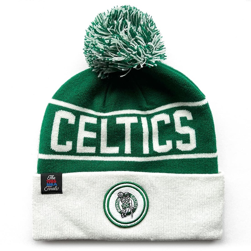 Boston Celtics Mitchell & Ness NBA HWC Colour Knit Beanie – Green