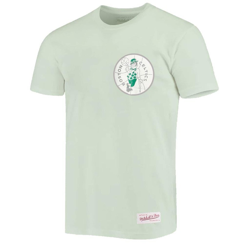 Boston Celtics Mitchell & Ness NBA Tonal Logo T-Shirt – Light Green