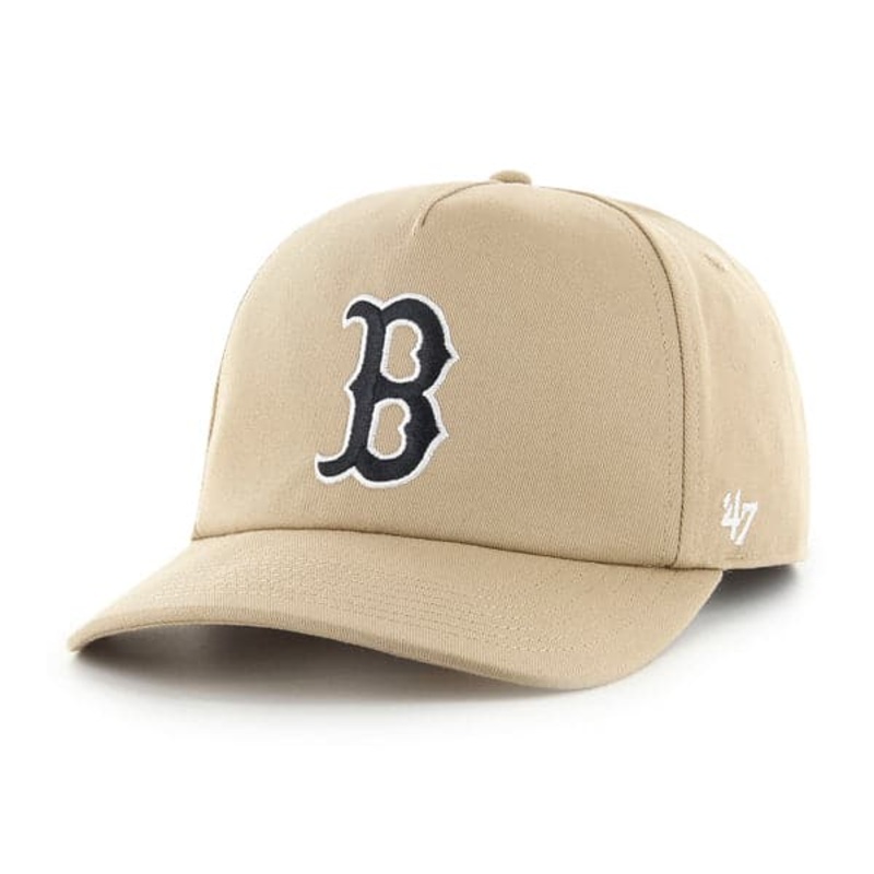 Boston Red Sox ’47 MLB Nantasket Pre-Curved Snapback Hat – Khaki