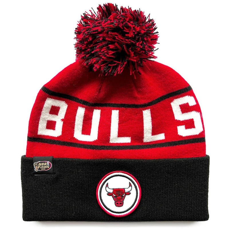 Chicago Bulls Mitchell & Ness NBA HWC Colour Knit Beanie – Red