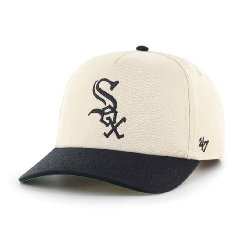 Chicago White Sox ’47 MLB Team 2T Nantasket Pre-Curved Snapback Hat – Natural