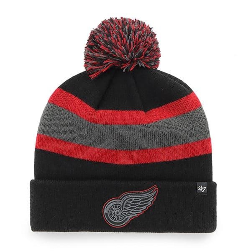 Detroit Red Wings ’47 NHL Highlight Breakaway Knit Beanie – Black
