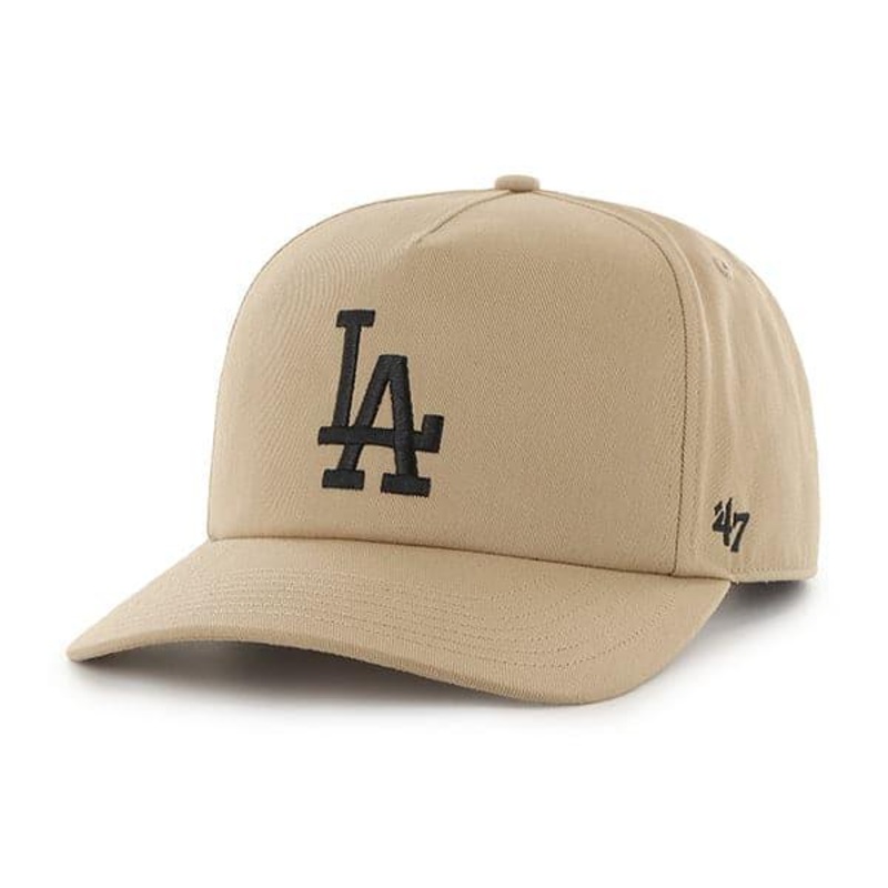 Los Angeles Dodgers ’47 MLB Nantasket Pre-Curved Snapback Hat – Khaki