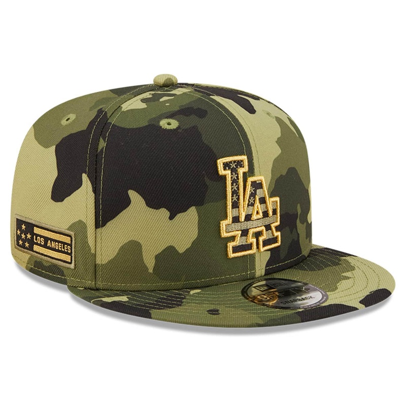 Los Angeles Dodgers New Era MLB 2022 Armed Forces 59FIFTY Fitted Hat – Camo